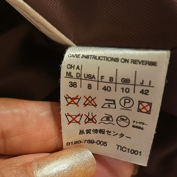 MaxMara Suede Belted Blazer - Soft Burgundy - Picture 7 of 16